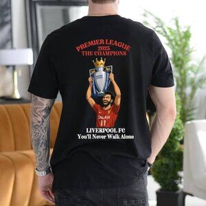Liverpool Champions 2024-2025 T-Shirt Womenswear Top Casual Unisex Shirt